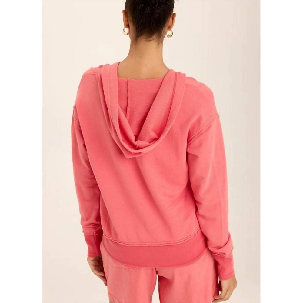NEW XCVI terry rosalyn hoodie in retro - Picture 4 of 4